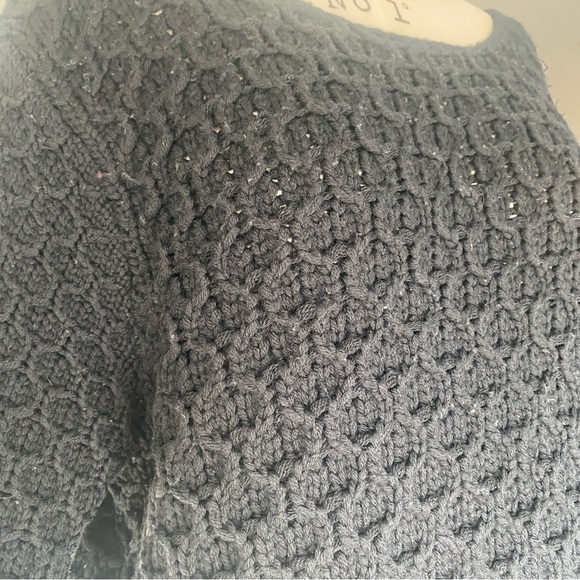 CO Wool Chunky Oversized Knit Sweater with Balloon Sleeves - M - Picture 6 of 16